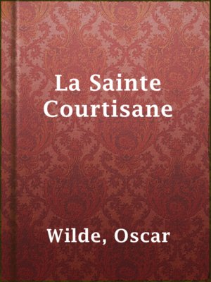 cover image of La Sainte Courtisane